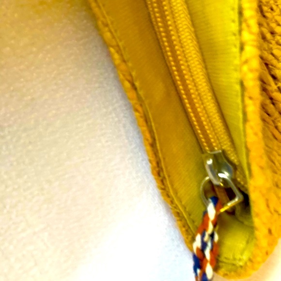 NWT! Roller Rabbit Pandita Clutch Raffia Straw Bag - Picture 8 of 10